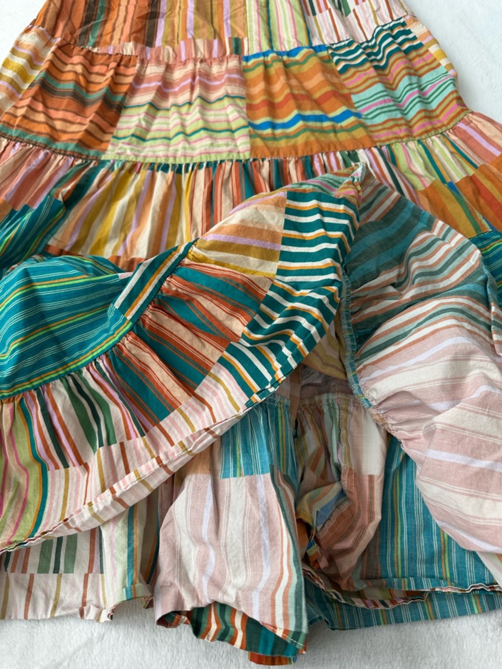 ALÉMAIS Sloane Tiered Midi Dress AUS 6 - Picture 12 of 14